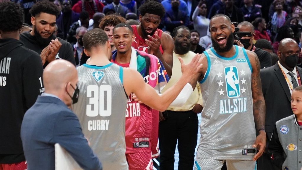 Stephen Curry hits 16 seconds to win All-Star Game Player of the Year award;  LeBron James winner of the nail game