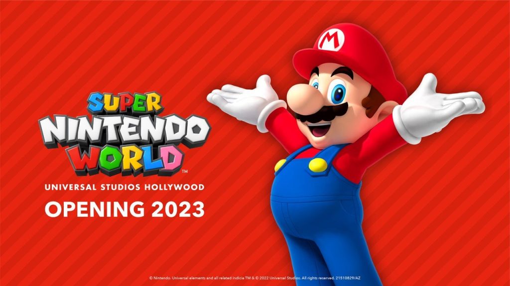 Hooray!  Universal Studios Hollywood will have its own Super Nintendo World