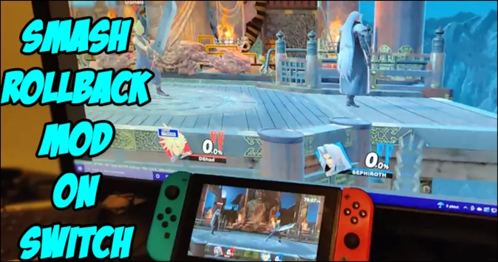 Back to back netcode mod for Super Smash Bros.  Ultimate shown works on Nintendo Switch