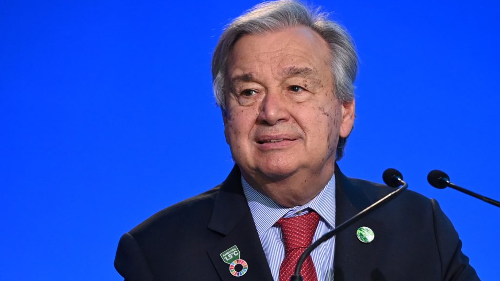 UN Secretary-General Antonio Guterres calls coal a 'stupid investment'