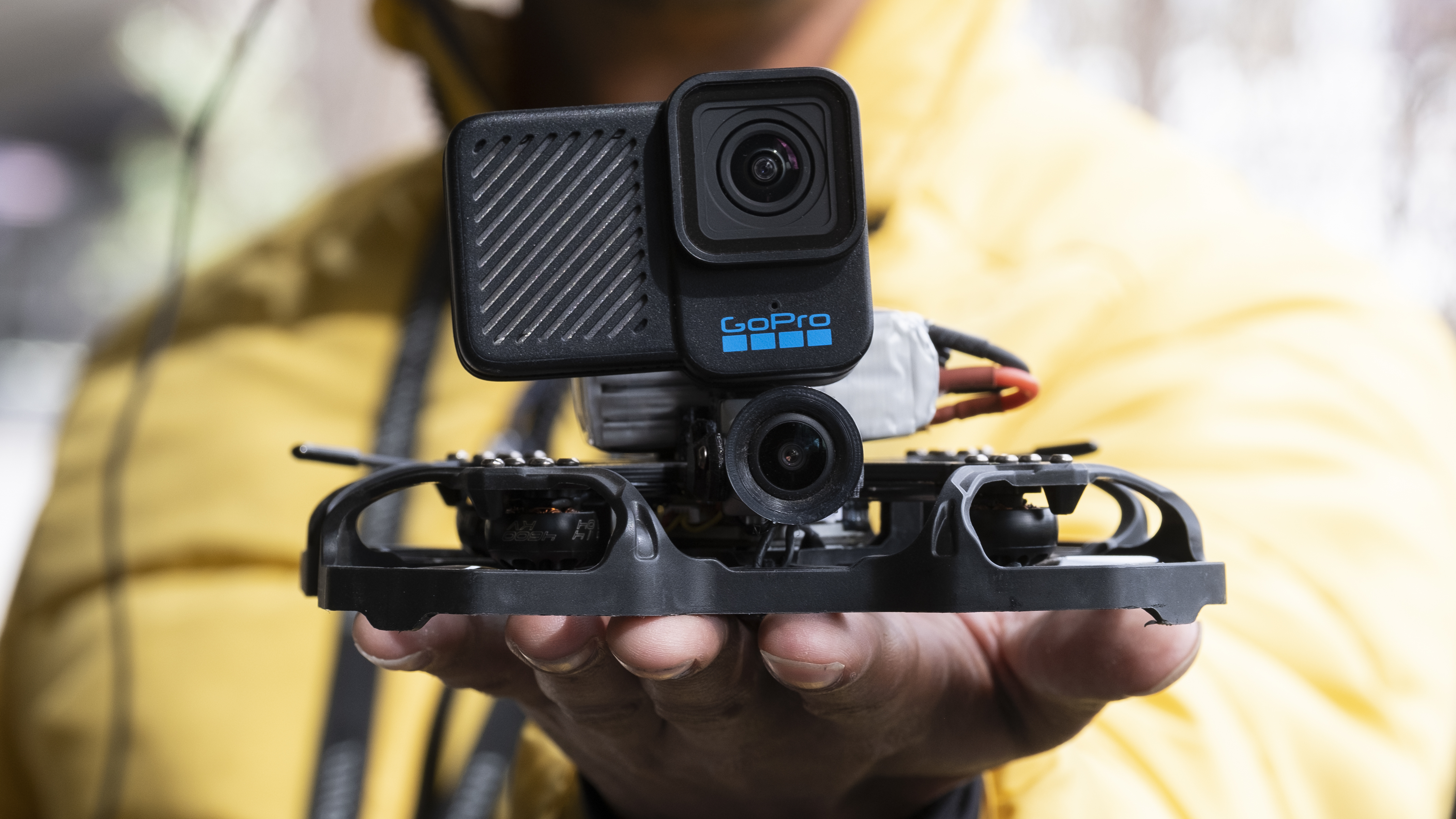 GoPro Hero 10 Black Bones Camera on an FPV Drone