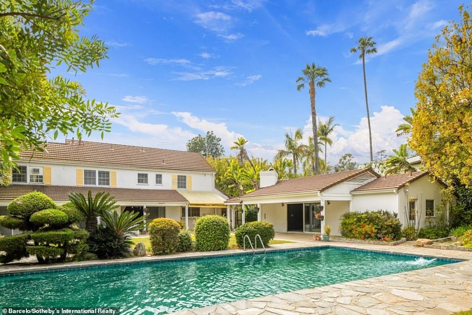 Freshness: The property is spread over three-quarters of an acre and features a relaxing infinity-edge swimming pool to Hollywood standards and a stone walkway surrounding it.