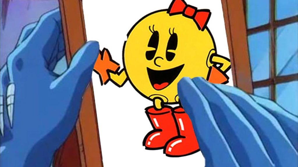 Mrs. Pac-Man has been strangely replaced by a new wife in Pac-Man
