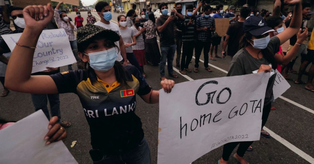 Sri Lanka protesters defy curfew, police fire tear gas at students