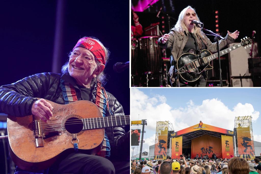 Willie Nelson and Melissa Etheridge cancel New Orleans Jazz Festival shows due to the coronavirus