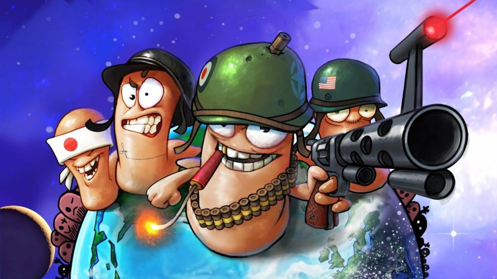 PS1's Worms World Party seems to have online multiplayer on PS5 and PS4