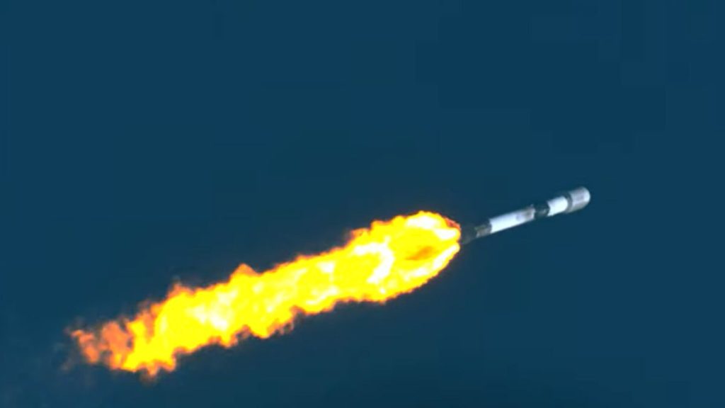 A SpaceX rocket launched 53 Starlink satellites into orbit and landed in the sea