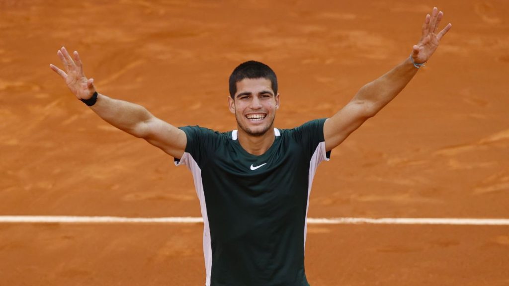 Carlos Alcaraz defeats world number one tennis player Novak Djokovic to reach the Madrid Open final