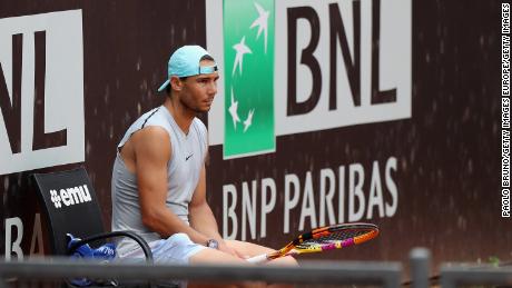 Nadal says he feels pain during training sessions.