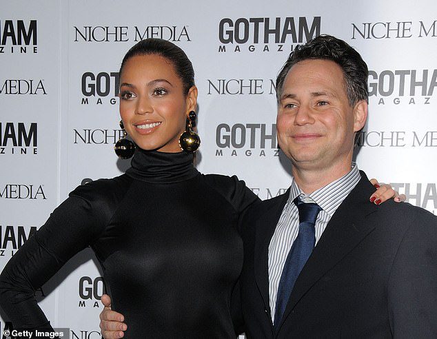 Jason Bean and Beyonce Knowles at Gotham Magazine's annual gala in New York City, 2008