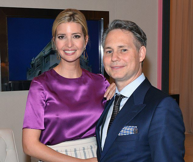 Jason Bean and Ivanka Trump together at the Couture Jewelry Show in Las Vegas in 2014