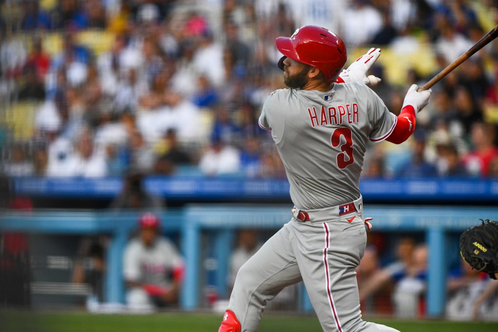 Bryce Harper fractures of the left thumb