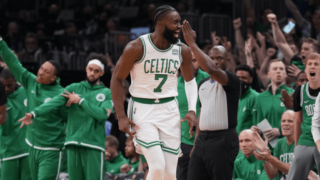 Celtics Warriors game score, points earned: Jaylen Brown and Jason Tatum lead Boston to decisive win in Game Three