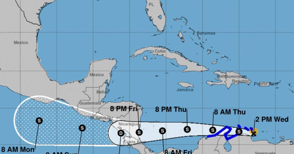 Tropical turbulence shows better organization over the Caribbean;  Tropical Storm Bonnie expected soon - Orlando Sentinel