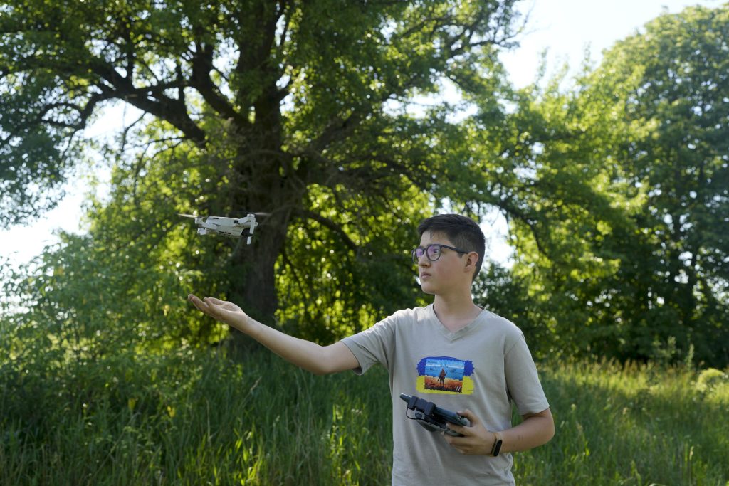 Ukraine's teenage drone champion 'happy we destroyed someone'