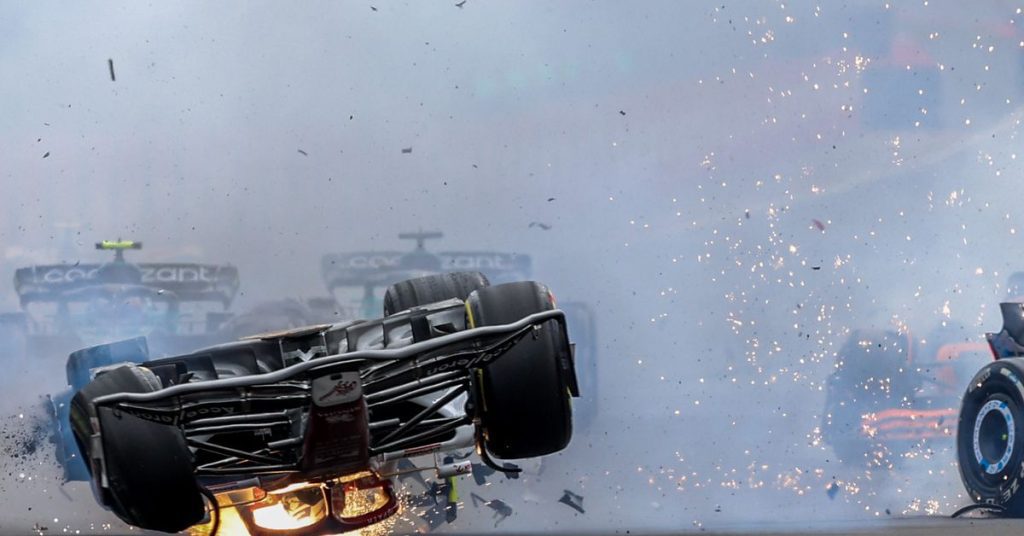 Formula One driver survives horrific crash thanks to halo cockpit requirements