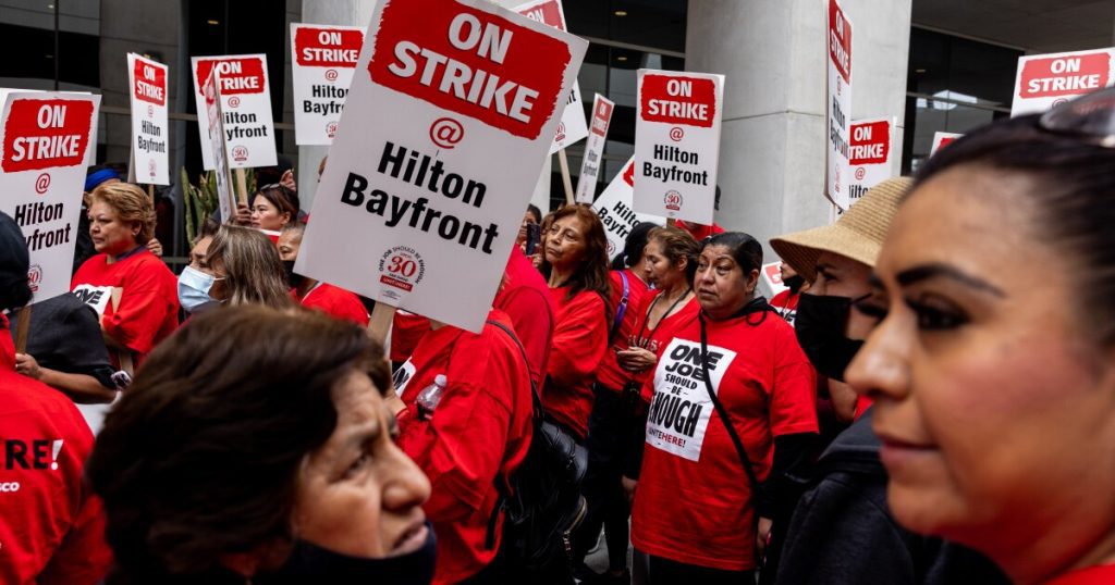 Strike by Hilton Bayfront hotel workers stopped late Wednesday as Comic-Con began