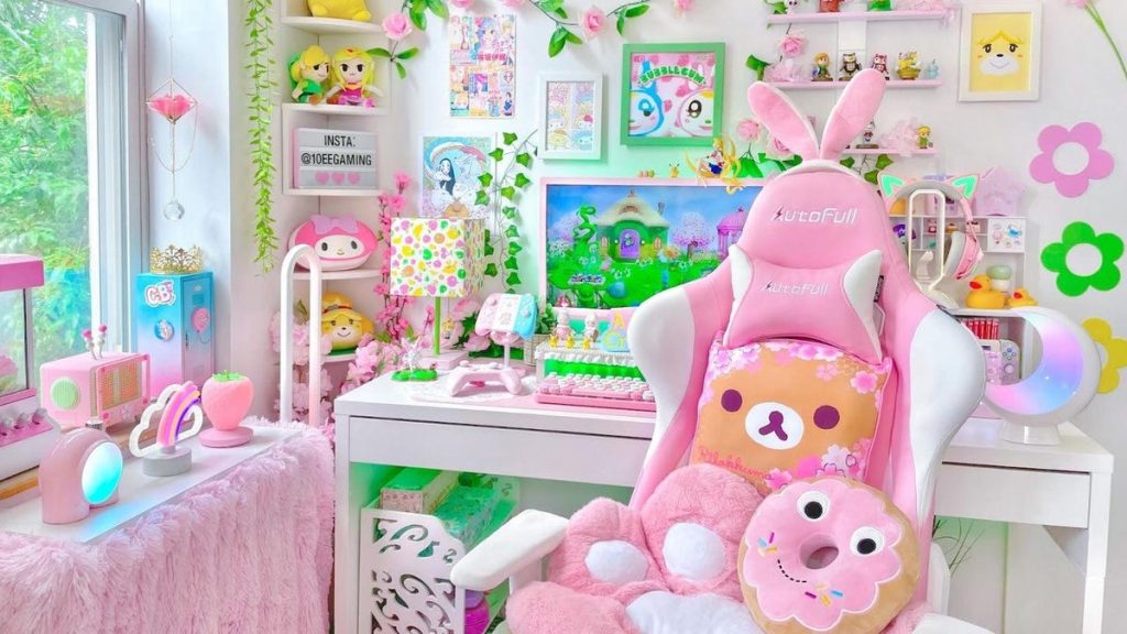 How to make a pastel game room with the most Kawaii equipment