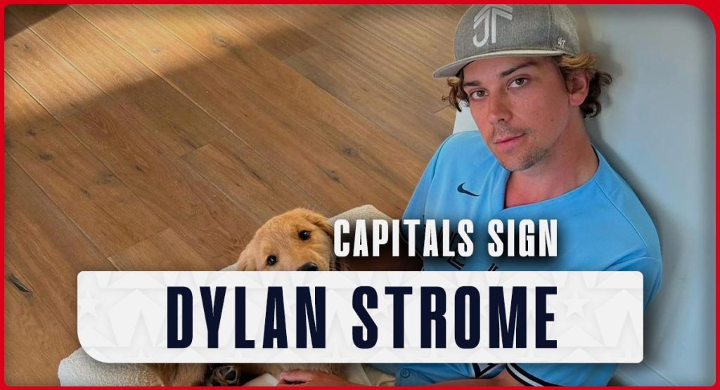 Capitals signs second line position Dylan Strom for a one-year, $3.5 million deal