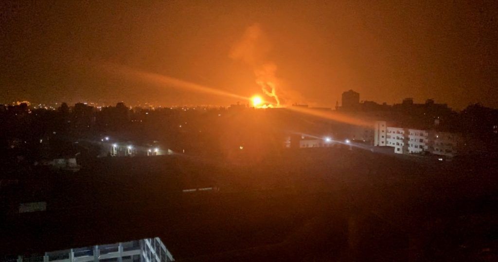 Israel launches air strikes on the Gaza Strip, but no injuries reported |  Gaza news