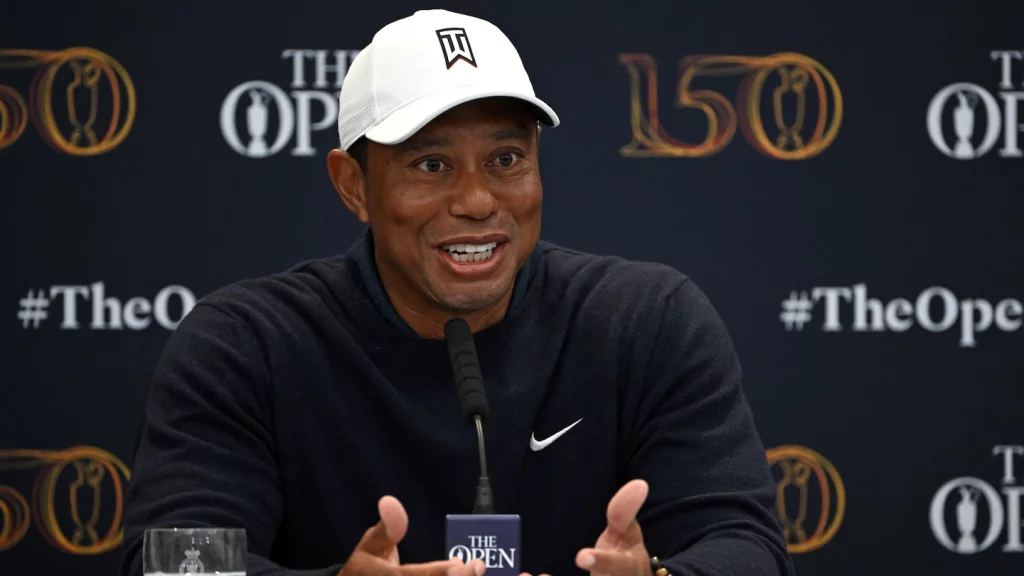 Tiger Woods condemns Greg Norman, Leaf Golf at British Open