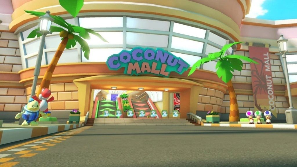 Random: Rejoice!  Mario Kart 8 Deluxe's ​​Coconut Mall has been "repaired"