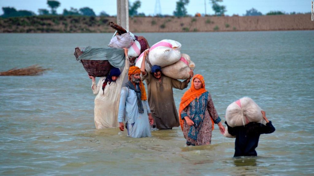 Pakistan floods have affected 33 million people in the worst disaster in a decade, a minister says