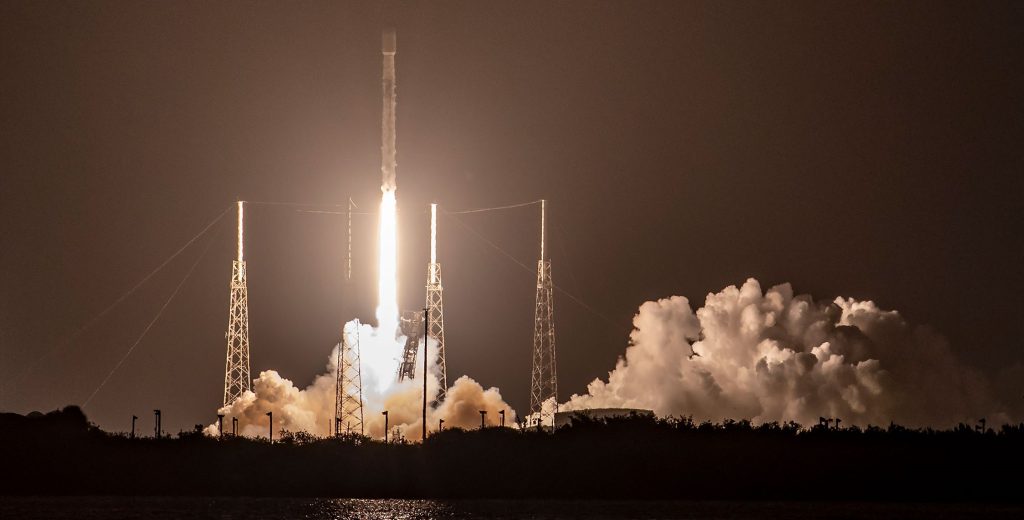 SpaceX Falcon 9 rocket breaks payload record with repaired booster