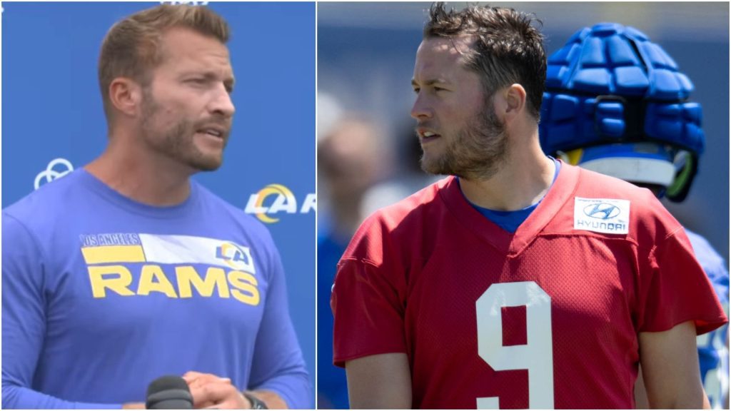 LA Rams coach Sean McVeigh says Matthew Stafford's elbow pain 'abnormal for a quarterback'