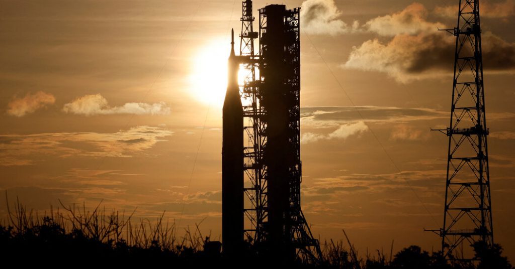 Watch NASA's Artemis Moon Rocket launch on the launchpad