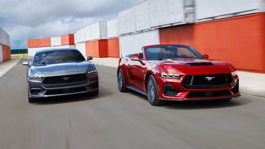 2024 Ford Mustang debuts with V8 Power, Unreal Engine technology and drift brakes