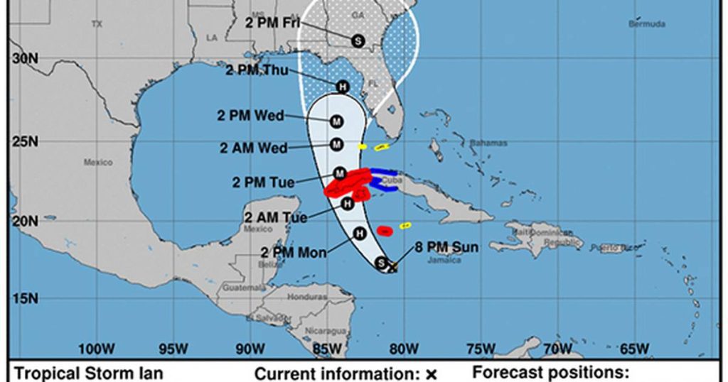 Tropical storm warnings in Cuba, low-key watch issued