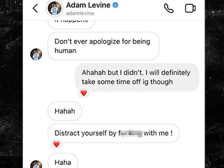 Adam Levine text