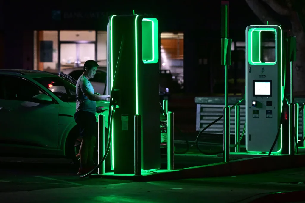 It is common to charge electric cars at night.  will be a problem.