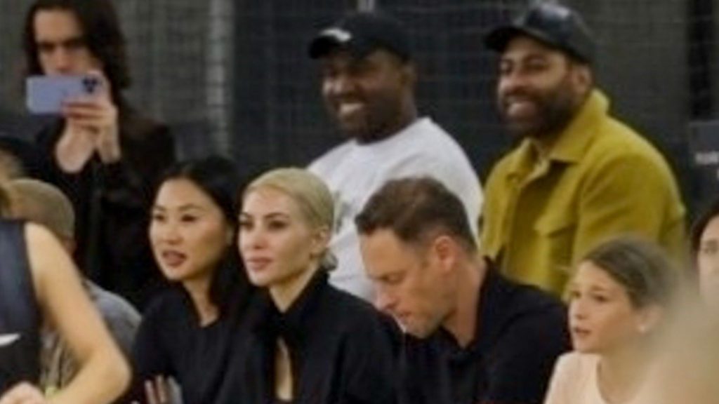 Kanye wears a White Lives Matter shirt in North's Game, Kim Snubs Him