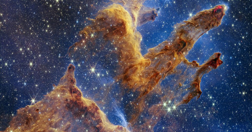 James Webb Telescope captures new image of 'Pillars of Creation'