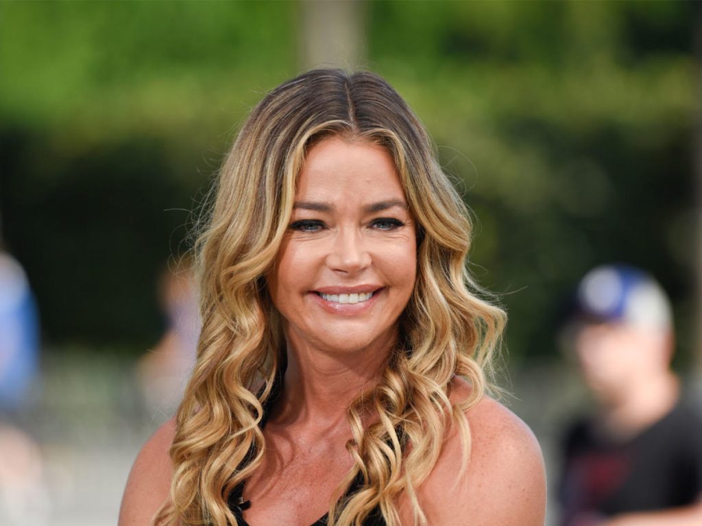 Denise Richards knows exactly how to excite her fans with a dangerous, sheer, barely there swimsuit