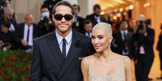 Pete Davidson and Kim Kardashian, seen here at the 2022 Met Gala, split after nine months of dating