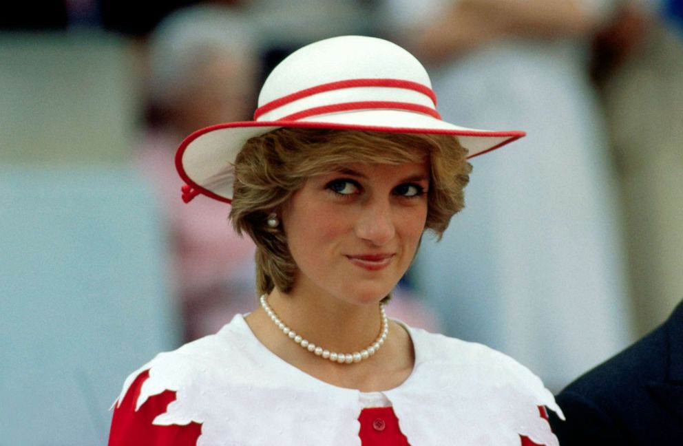 Photo: Diana, Princess of Wales, during an official visit to Edmonton, Alberta, Canada.