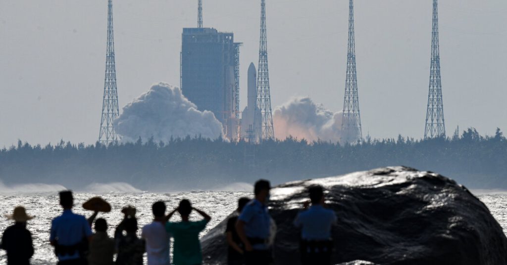 China is rocking again as the booster missile falls out of control in the Pacific Ocean
