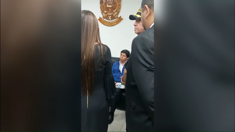 Peruvian President Castillo was sued and arrested after he tried to dissolve Congress