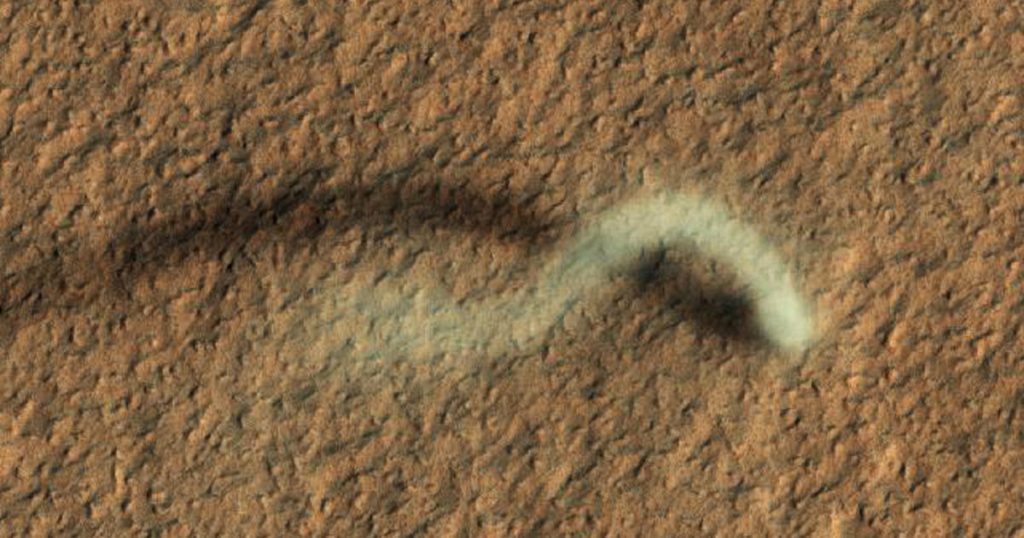 NASA's rover captures first-ever sound of a dust devil on Mars: 'Sure luck'