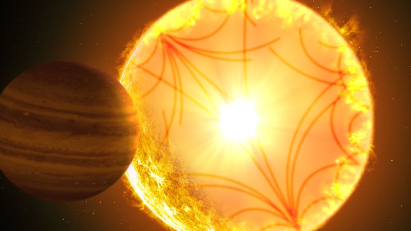 The doomed exoplanet will be wiped out as it turns into a star